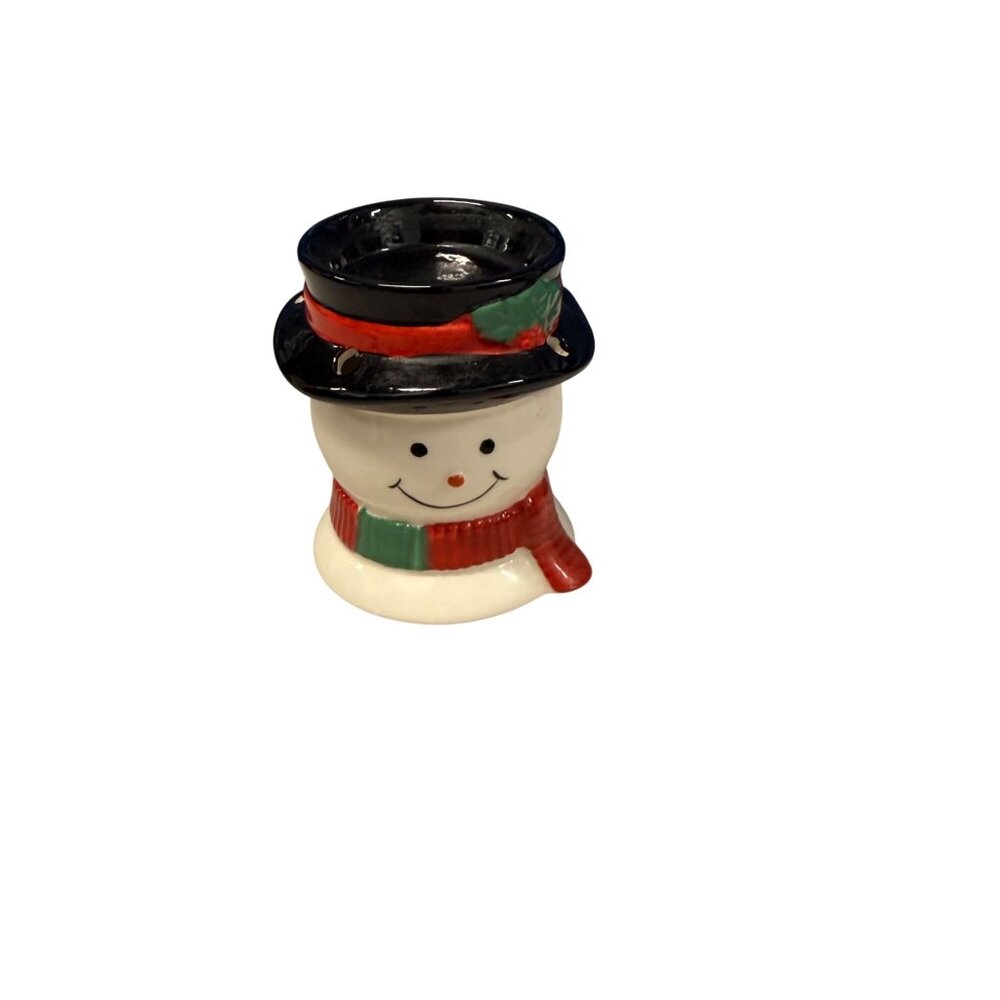 Scentsy Wall Plug In Snowman Ceramic Top